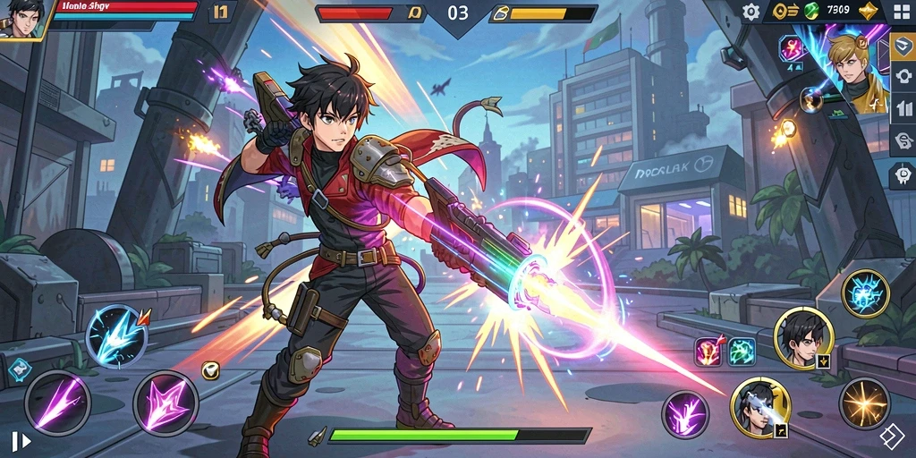 Menampilkan grafik cemerlang dari gameplay API5000.