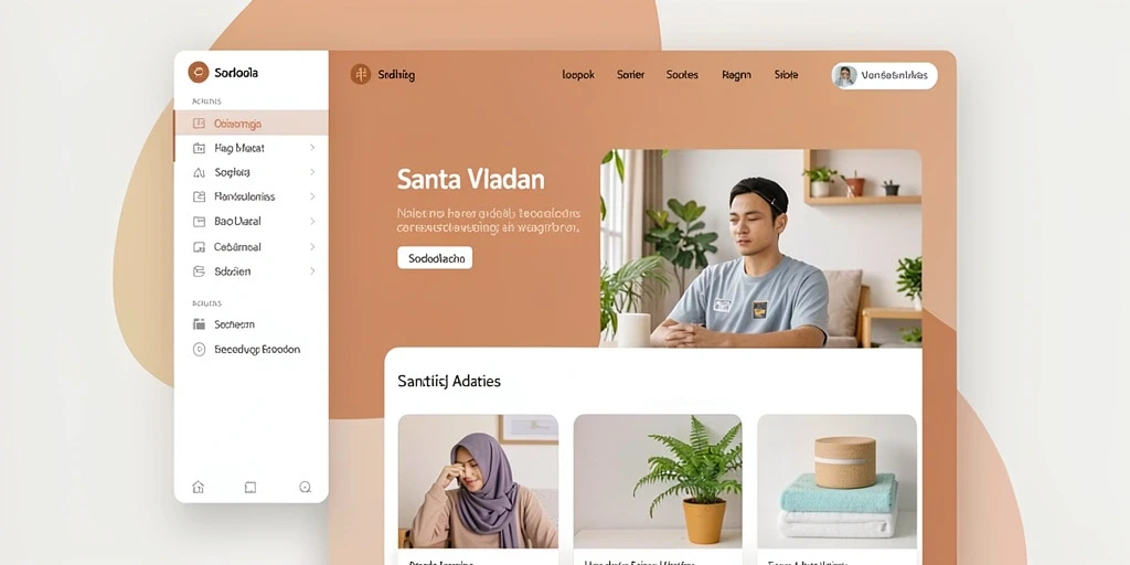 Tampilan antarmuka pengguna yang modern dan intuitif.