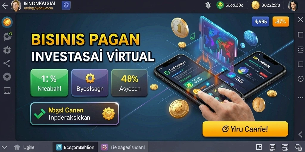 Tampilan awal game yang menarik dan penuh warna.