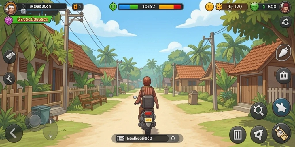 Screenshot menunjukkan tampilan menu utama HAIKUOTK.