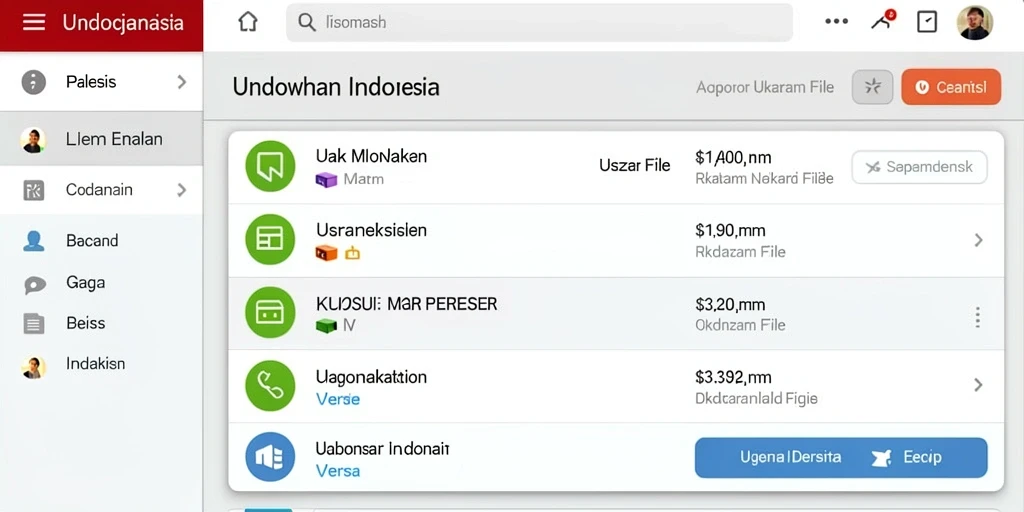 Tampilan awal permainan dengan desain yang menarik.