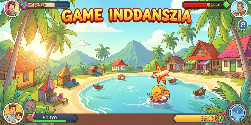 Tampilan awal permainan yang menarik.