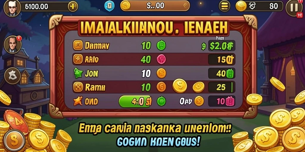 Screenshot menampilkan antarmuka permainan yang menarik.