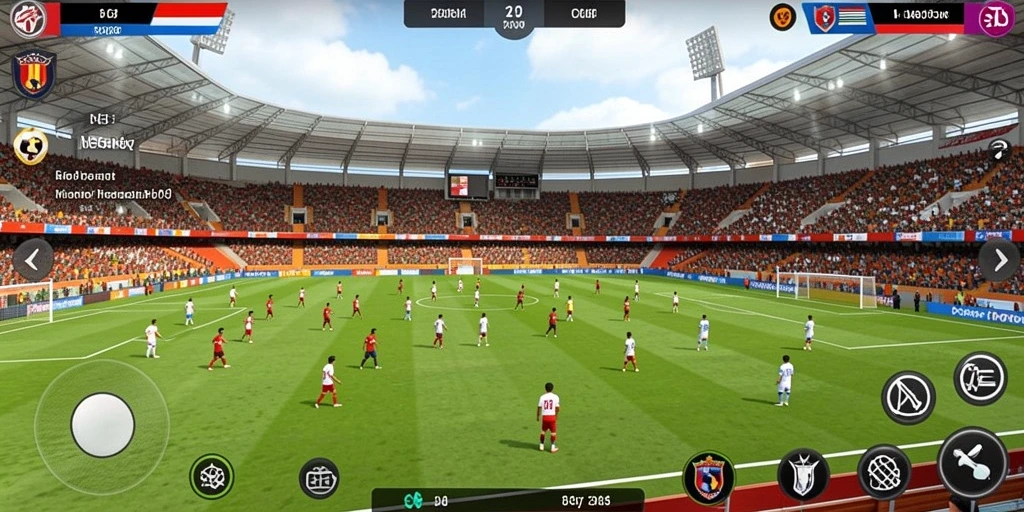 Tampilan game yang menarik dan penuh warna.