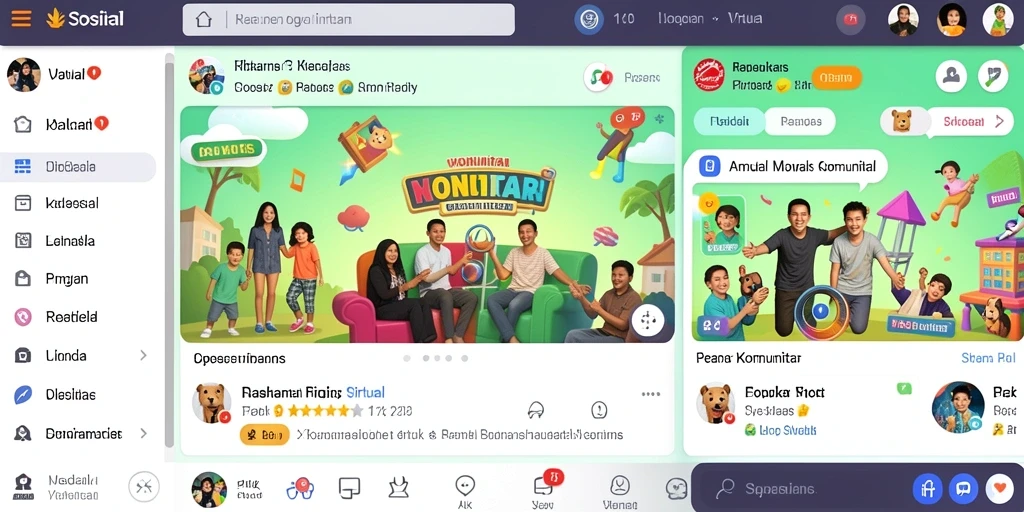 Tampilan antarmuka yang bersih dan mudah dinavigasi.
