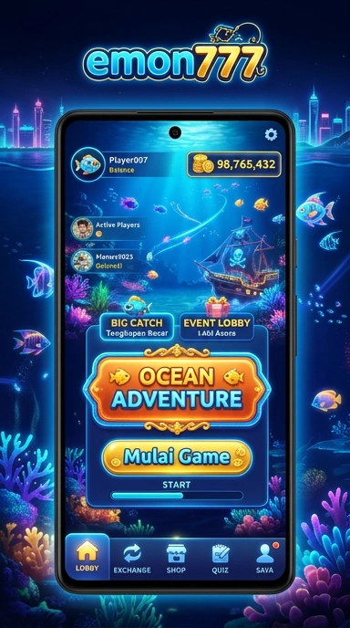 Galeri pratinjau visual emon777 build APK resmi terbaru